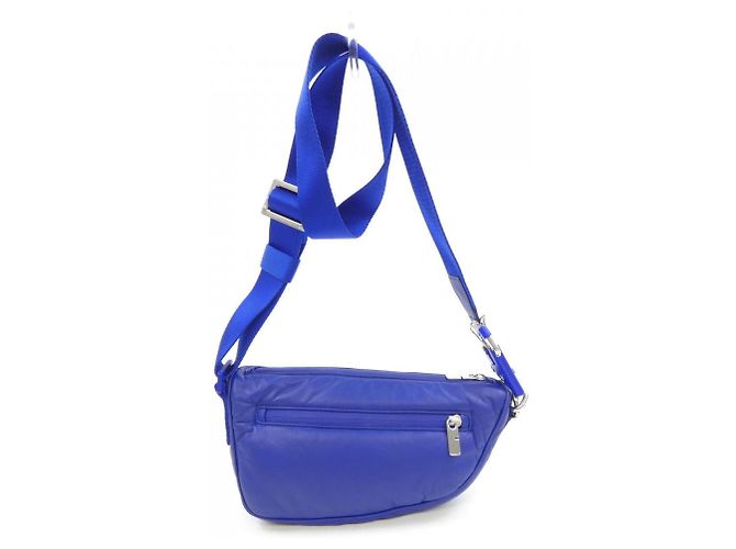 Borsa a mano Burberry blu - vista 3