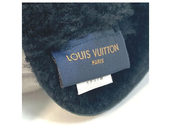 Guantes de seda Monogram Louis Vuitton con fruncido Negro - vista 6