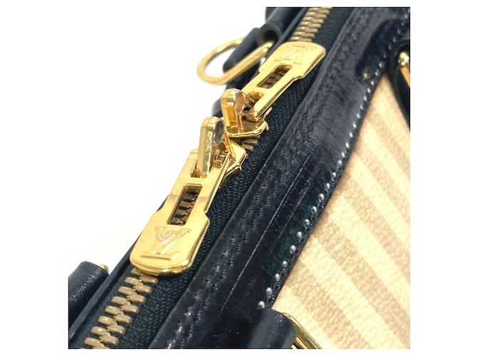 Borsa Alma PM trasformata Louis Vuitton M52348 Nero Beige - vista 4