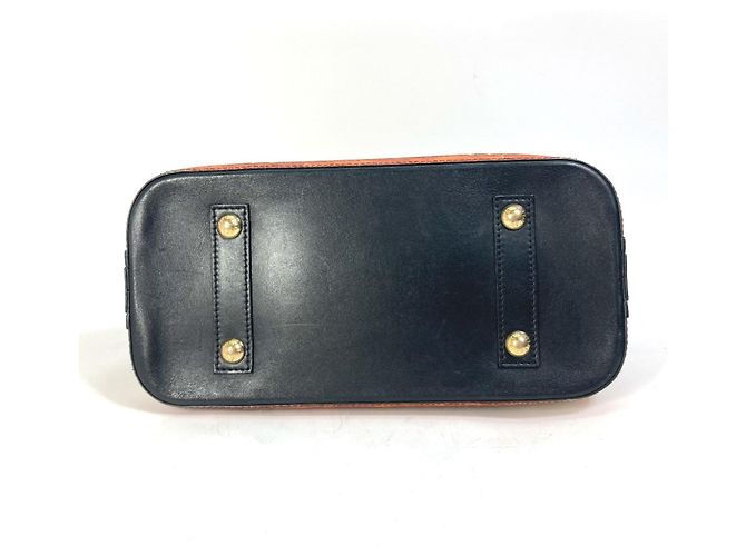 Borsa Alma PM trasformata Louis Vuitton M52348 Nero Beige - vista 7