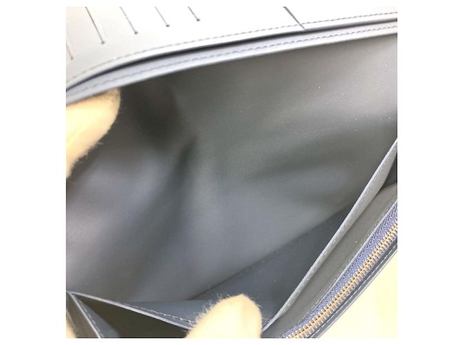 Portafoglio Bifold Long Brazza NM M81810 di Louis Vuitton Blu navy - vista 12
