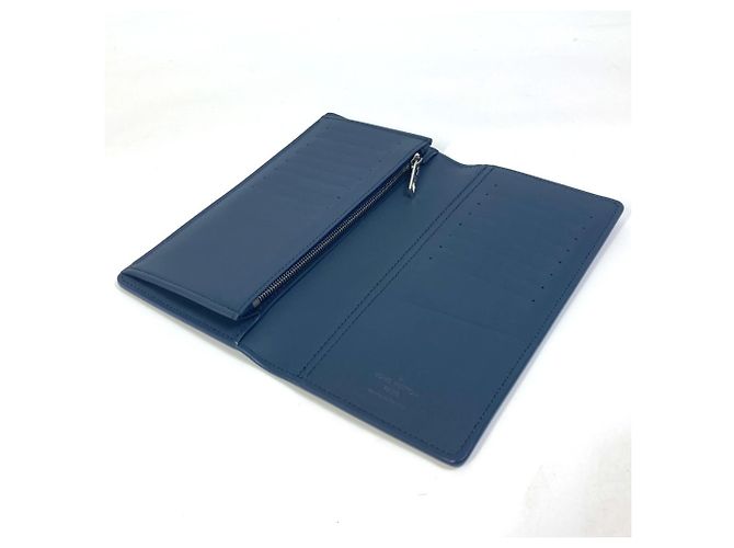 Portafoglio Bifold Long Brazza NM M81810 di Louis Vuitton Blu navy - vista 7