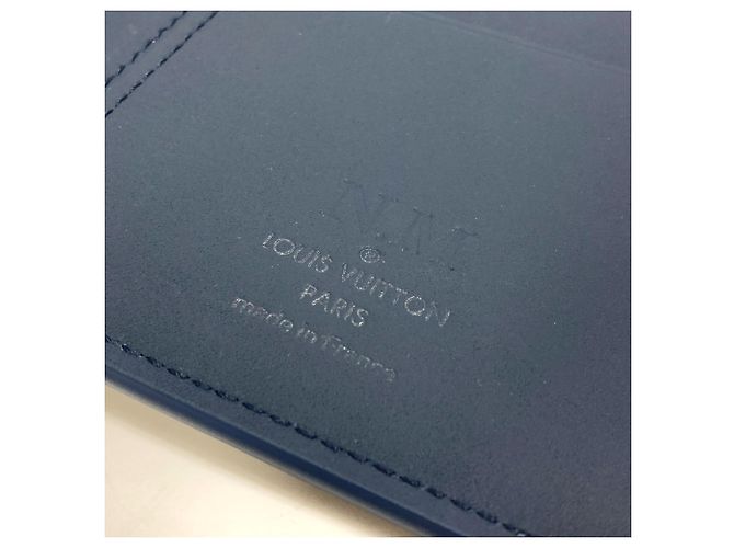 Portafoglio Bifold Long Brazza NM M81810 di Louis Vuitton Blu navy - vista 8
