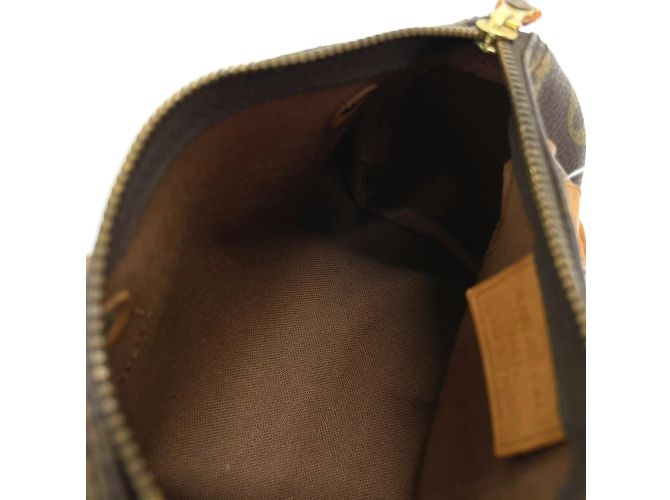 Borsa a mano Mini Speedy Pouch Monogram Louis Vuitton Marrone - vista 10