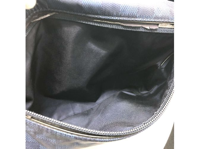 Borsa a Spalla Louis Vuitton Damier Challenge Alizee Cup Nero Blu navy - vista 17