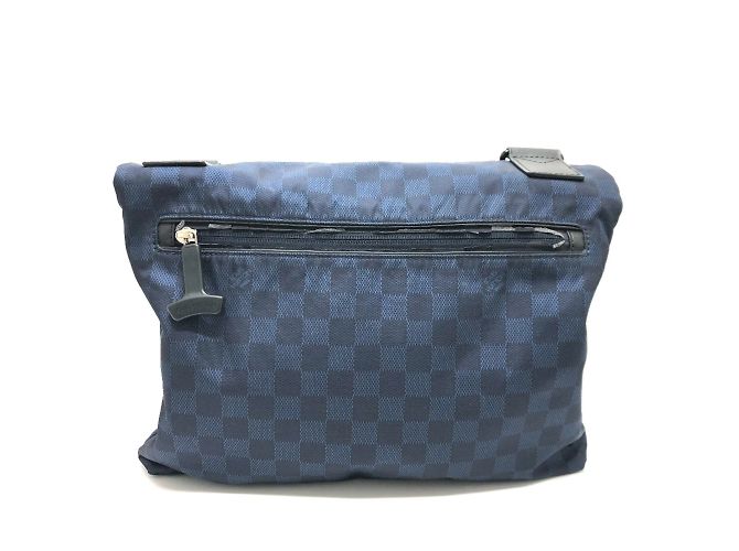 Borsa a Spalla Louis Vuitton Damier Challenge Alizee Cup Nero Blu navy - vista 2