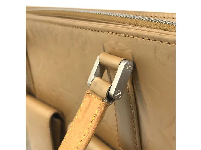 Bolso tote Wilwood de lona Monogram mate de Louis Vuitton Beige - vista 12