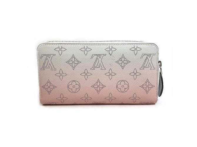 Cartera Zippy Mahina Gradient Louis Vuitton Rosa Blanco - vista 2