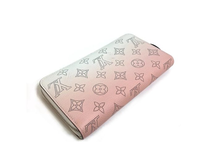Cartera Zippy Mahina Gradient Louis Vuitton Rosa Blanco - vista 3