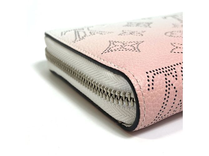 Cartera Zippy Mahina Gradient Louis Vuitton Rosa Blanco - vista 4