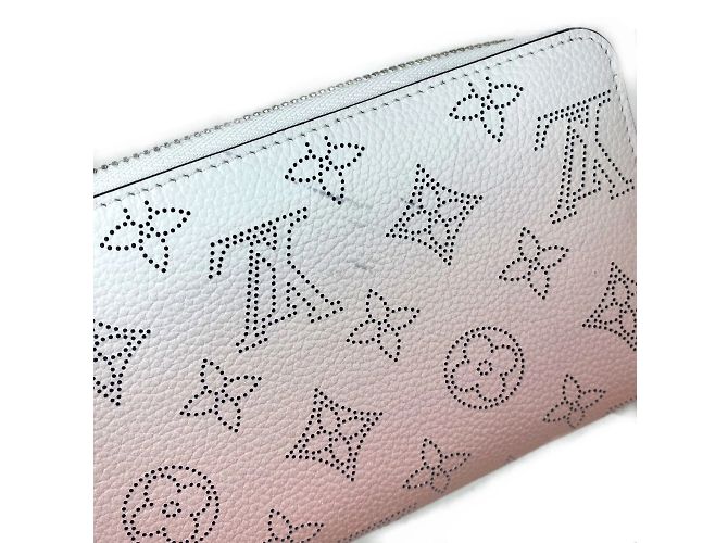 Cartera Zippy Mahina Gradient Louis Vuitton Rosa Blanco - vista 5