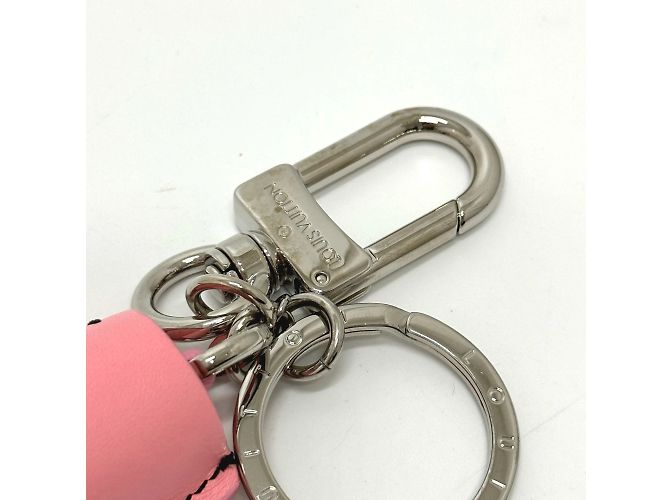 Portachiavi in pelle rosa Louis Vuitton - vista 7
