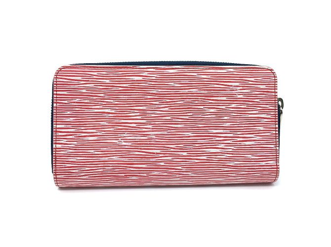 Cartera Zippy de denim Epi Louis Vuitton Roja - vista 2