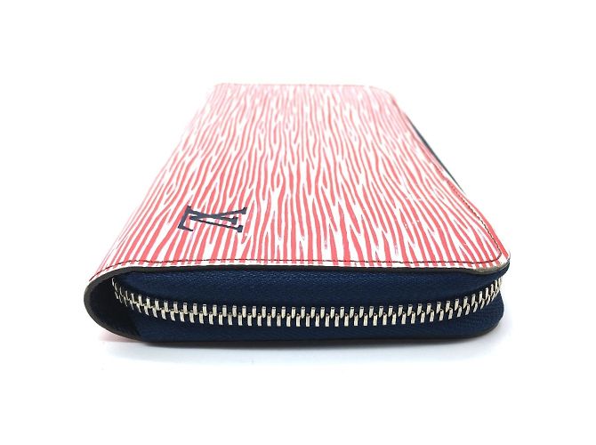 Cartera Zippy de denim Epi Louis Vuitton Roja - vista 3