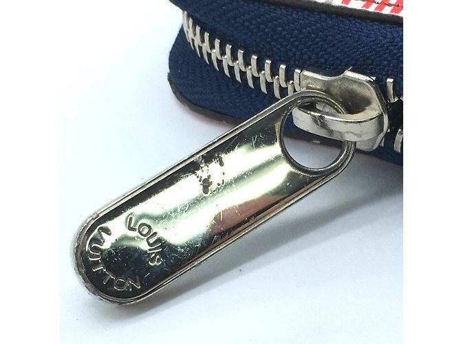 Cartera Zippy de denim Epi Louis Vuitton Roja - vista 7