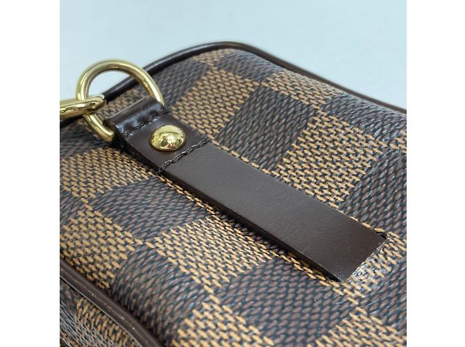 Borsa a Spalla Okapi Damier di Louis Vuitton Marrone Damier ebene - vista 6