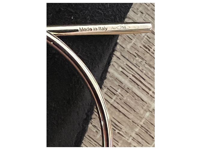 Hermès Loop Ohrringe Roségold Gold hardware - Ansicht 4