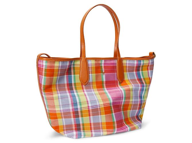 Borsa Tote Reversibile in Cotone Polo Ralph Lauren - vista 3