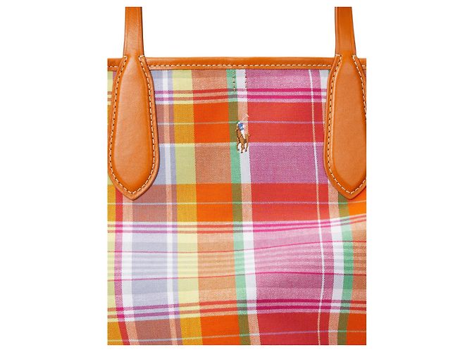 Borsa Tote Reversibile in Cotone Polo Ralph Lauren - vista 5