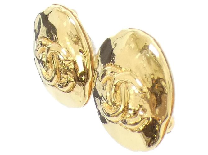 Boucles d'oreilles clips en or Chanel Doré - vue 2