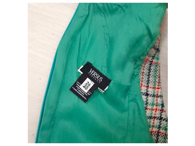Gianni Versace Vestido estilo mod Versus Versace Verde Verde claro - vista 4