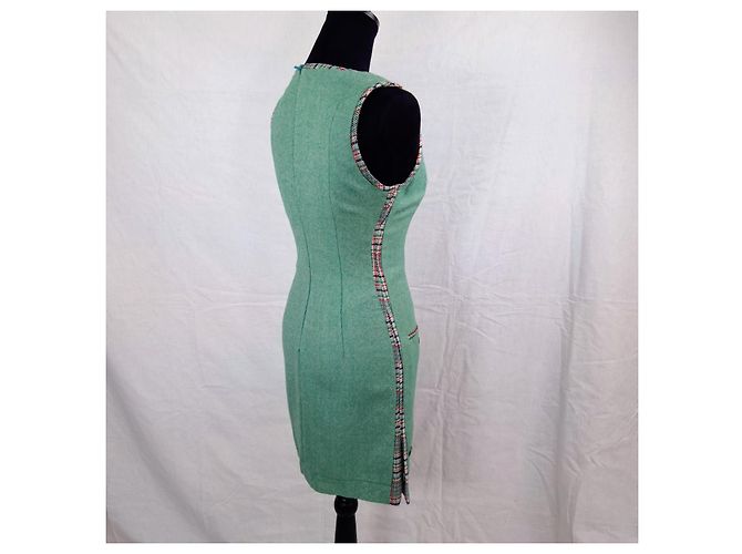 Gianni Versace Vestido estilo mod Versus Versace Verde Verde claro - vista 5