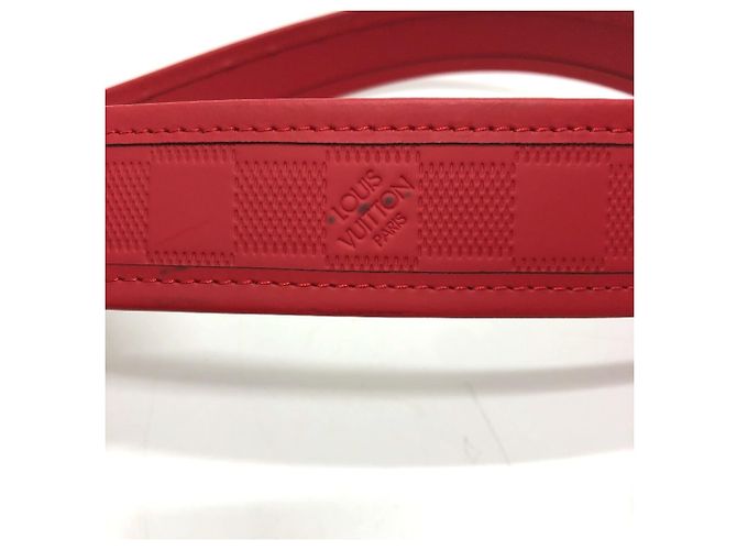 Louis Vuitton Damier Infini Santur Stamp Gürtel Rot - Ansicht 10