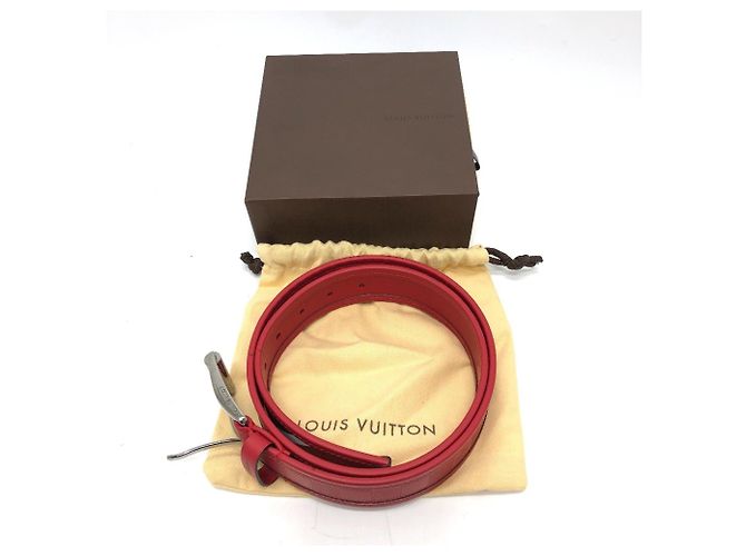 Louis Vuitton Damier Infini Santur Stamp Gürtel Rot - Ansicht 13