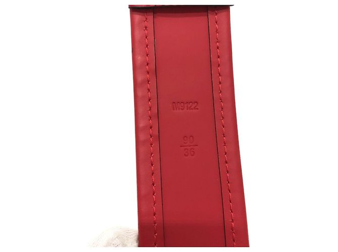 Louis Vuitton Damier Infini Santur Stamp Gürtel Rot - Ansicht 6