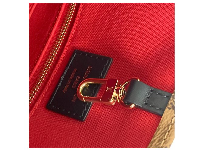 Borsa a Spalla/Tote Bag Louis Vuitton Monogram Giant On the Go MM 2 in 1 Marrone Beige - vista 12