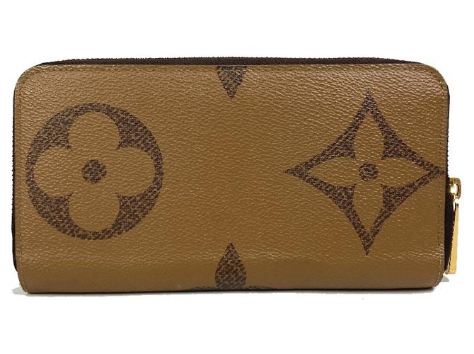Louis Vuitton Monogram Giant Zippy Geldbörse Braun - Ansicht 2