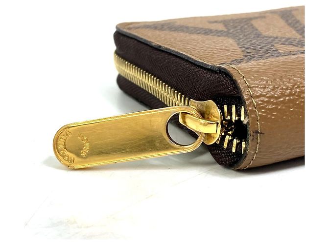 Louis Vuitton Monogram Giant Zippy Geldbörse Braun - Ansicht 4