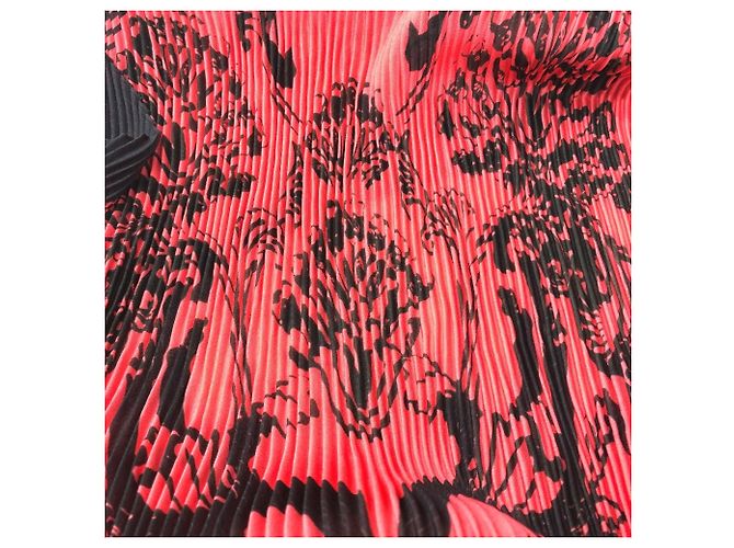 Bufanda de seda plisada gigante con estampado floral Louis Vuitton Negro - vista 3