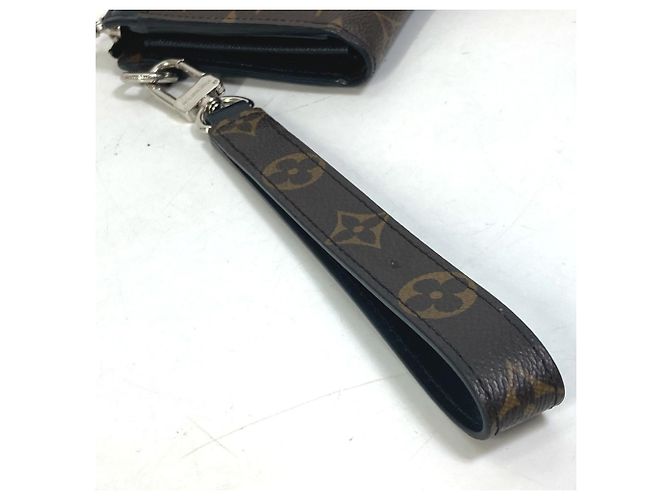 Zippy Louis Vuitton Monogram Macassar Long Wallet Brown Black - view 4
