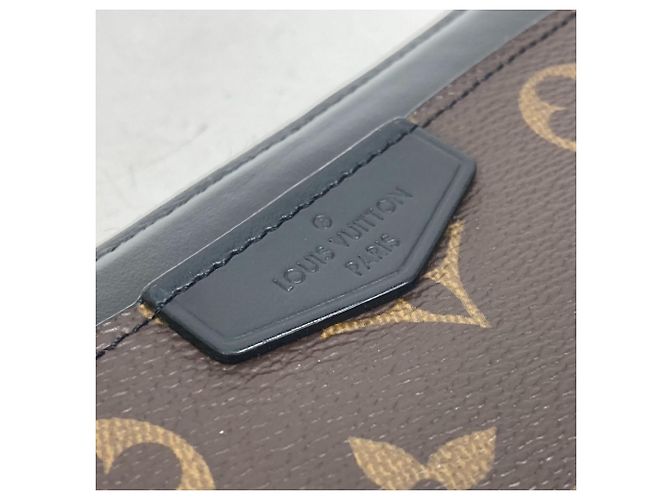 Zippy Louis Vuitton Monogram Macassar Long Wallet Brown Black - view 8