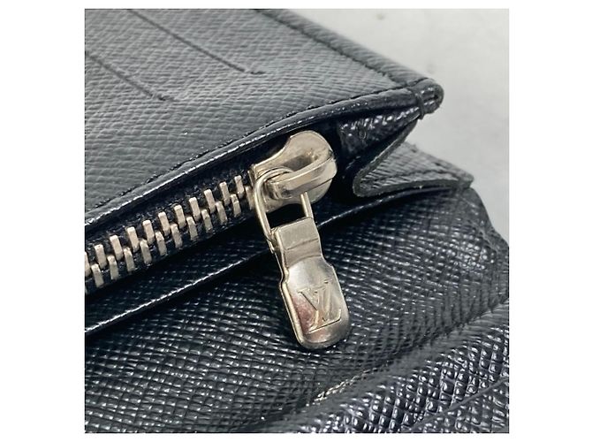 Louis Vuitton Damier Graphite Long Wallet Black - view 12