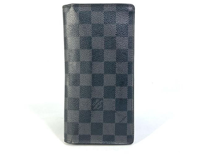 Louis Vuitton Damier Graphite Long Wallet Black - view 2