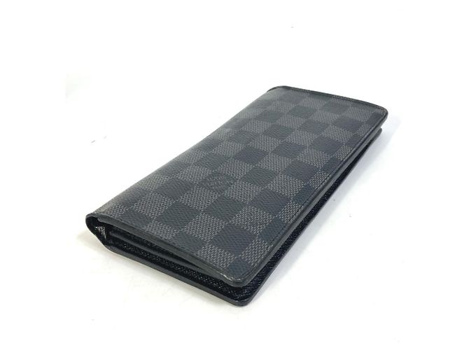Louis Vuitton Damier Graphite Long Wallet Black - view 3