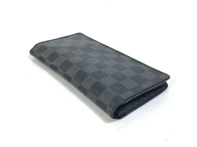 Louis Vuitton Damier Graphite Long Wallet Black - view 4