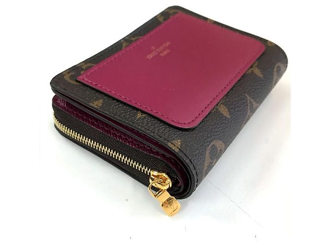 Portafoglio Lou Bifold Monogramma Louis Vuitton Marrone Fuschia - vista 3