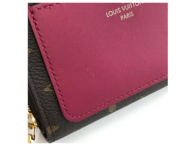 Portafoglio Lou Bifold Monogramma Louis Vuitton Marrone Fuschia - vista 7