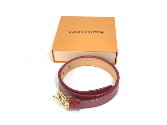 Santur-Gürtel aus Monogram Vernis von Louis Vuitton Rot - Ansicht 10