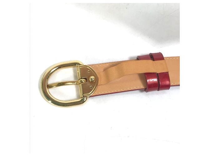 Santur-Gürtel aus Monogram Vernis von Louis Vuitton Rot - Ansicht 3