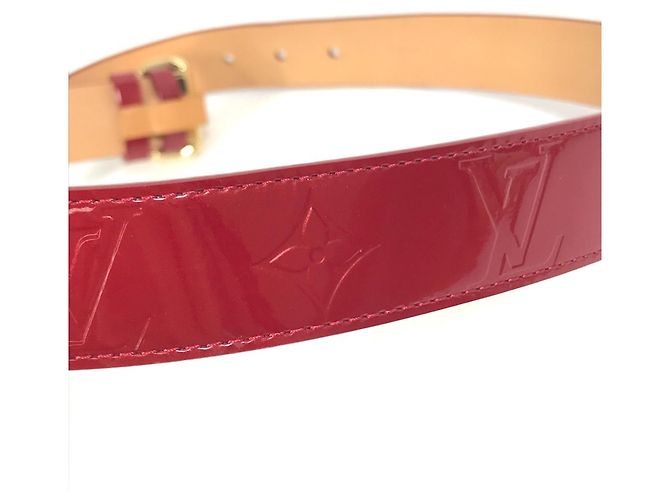 Santur-Gürtel aus Monogram Vernis von Louis Vuitton Rot - Ansicht 5
