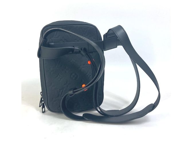 Borsa Laterale Utility Monogram Louis Vuitton Nero Arancione - vista 2