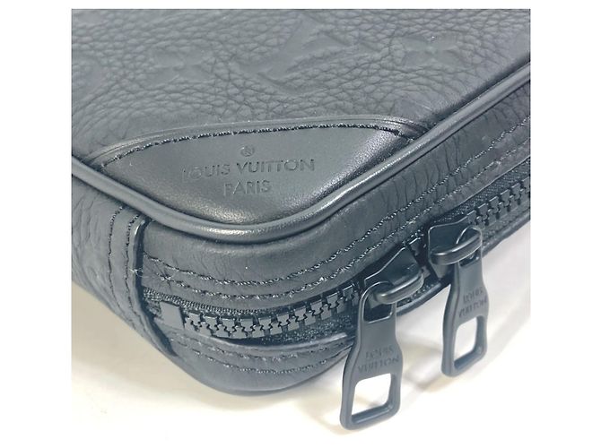 Borsa Laterale Utility Monogram Louis Vuitton Nero Arancione - vista 6