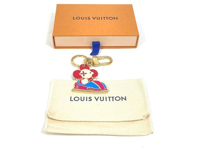 Vivienne Portachiavi in metallo dorato Louis Vuitton D'oro - vista 10