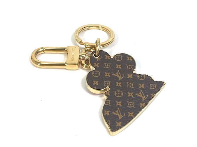 Vivienne Portachiavi in metallo dorato Louis Vuitton D'oro - vista 3