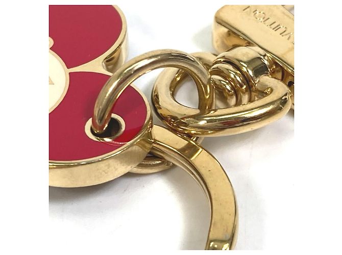 Vivienne Portachiavi in metallo dorato Louis Vuitton D'oro - vista 5