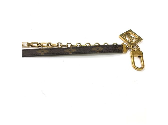Portachiavi Monogram Reverse Louis Vuitton Marrone - vista 2